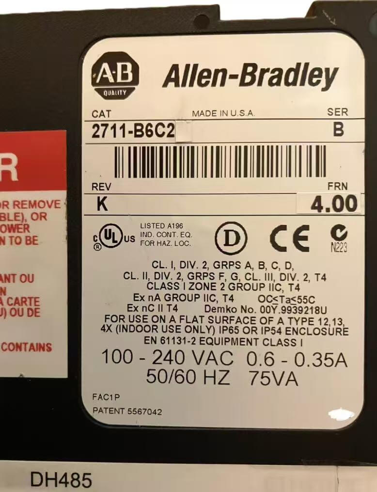 Allen Bradley 2711-B6C2